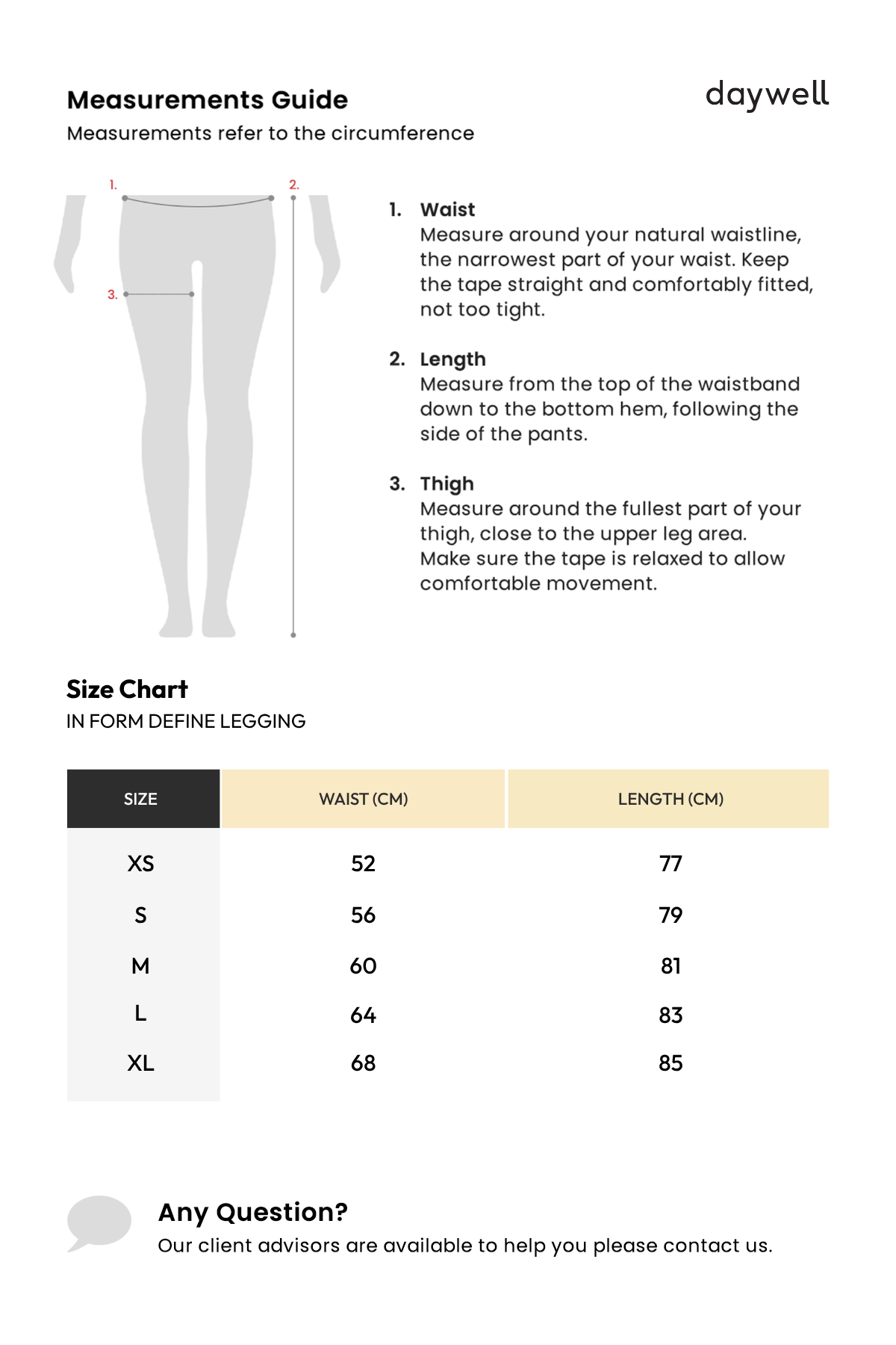 Size guidance