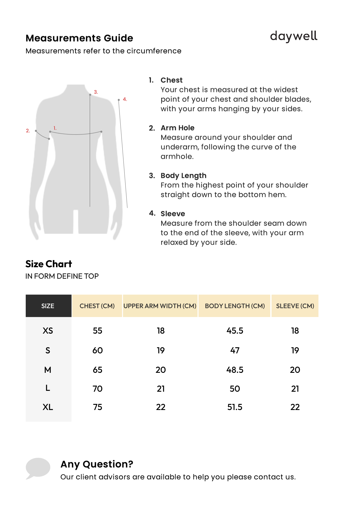 Size guidance