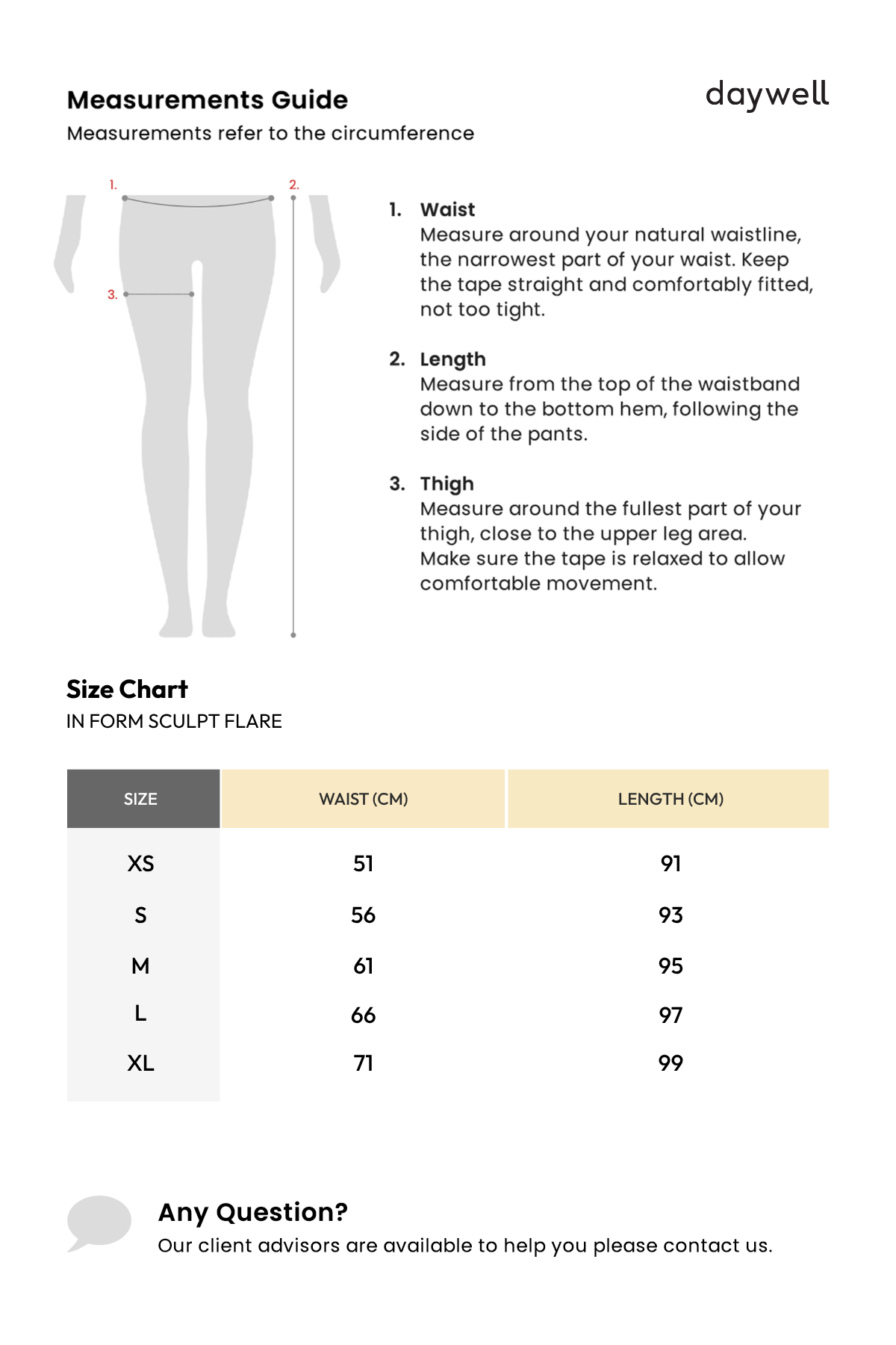 Size guidance