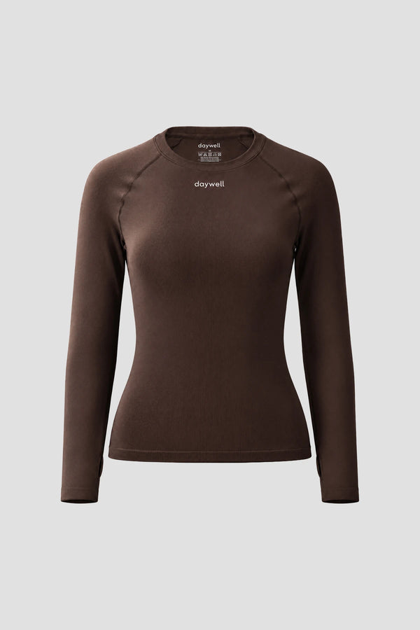 In Flex Long Sleeve - Chocolate
